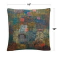 thumbnail image 4 of Paul Klee 'Colors From A Distance' 16 X 16 Decorative Throw Pillow, 4 of 4