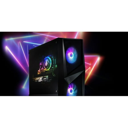 MSI - Codex ZS Gaming Desktop - AMD Ryzen R7-5700G  - 16GB Memory - NVIDIA GeForce RTX 3060 Ti - 500GB SSD - Black - Black
