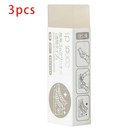 

Handy Shoe Cleaning Eraser Multifunction for Suede Leather Canvas Shoes Boots Shoe Cleaning Eraser effective erases dirt grime grease stain shoes Suede shoes Leather shoes Canvas Shoes White 3pcs