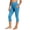 Light Blue, variant on Girls Cropped Legging Pants High Waist Stretchy Yoga Leggings Casual Slim Base Layers Trousers with Pockets Gray 10-11 Years