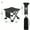 Black, variant on Outdoor Portable Folding Camping Stool, Ultralight Folding Fishing Chair, Foldable Camping Chair for Hiking Travel Beach Picnic