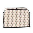 thumbnail image 2 of Daiia Cute Carrot Print Pattern 2 slice Toaster Cover, Toaster Appliance Dust-proof Cover For Kitchen Small Appliance Dust Cover and Fingerprint Protection, 2 of 7