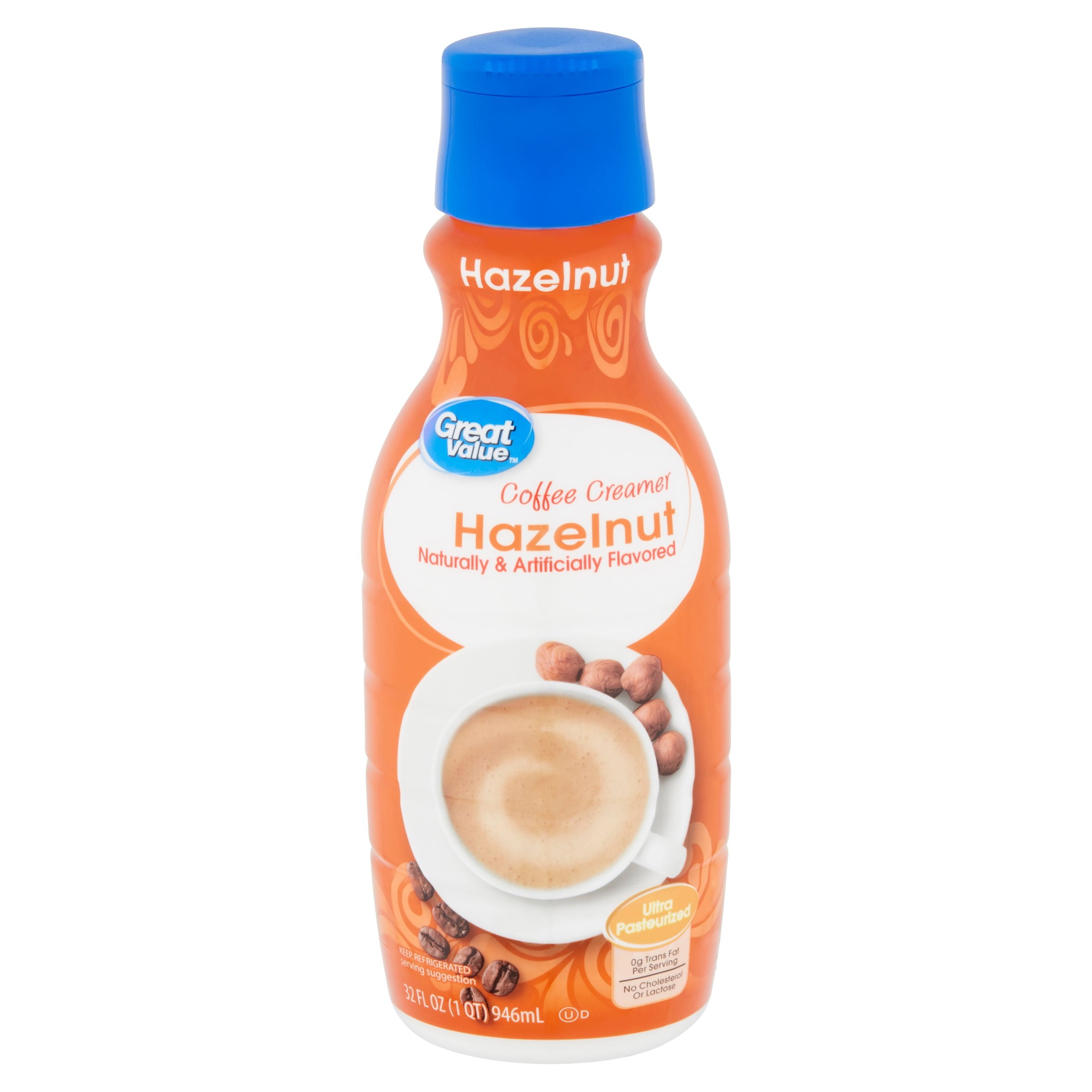 Download Great Value Hazelnut Coffee Creamer, 32 fl oz - Walmart.com - Walmart.com