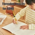 thumbnail image 5 of Threaded Pencil for Adhd, Threaded Pencil with Nut, Threaded Fidget Pencils with Nut, Quiet Classroom Fidgeting, 5 of 9