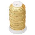 thumbnail image 1 of Simply Silk Beading Thread Cord Size F Gold 0.0137 0.3480mm Spool 140 Yards for Stringing Weaving Knotting, 1 of 2