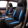 thumbnail image 7 of Flying Banner Black Blue Polyester Fabric, Zippered, Car Seat Covers Full Set, 9 Pieces, 7 of 7