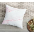 thumbnail image 5 of Ada Home Decor Decorative Square Throw Pillow 18" x 18", Pink Marble Printed, 5 of 6