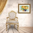 thumbnail image 3 of Dixon, Samuel 18x13 Gold Ornate Wood Framed with Double Matting Museum Art Print Titled - Sunflower Moment II, 3 of 4
