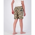 thumbnail image 4 of Real Essentials 3-Pack: Boy's Swim Board Shorts Trunks with Drawstring Beach UPF Swimwear Surf Swimming Short for Boys, 4 of 6