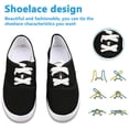 thumbnail image 3 of Zapatillas de lona para mujer con cordones y parte superior baja, tenis casuales ligeros, 3 of 5