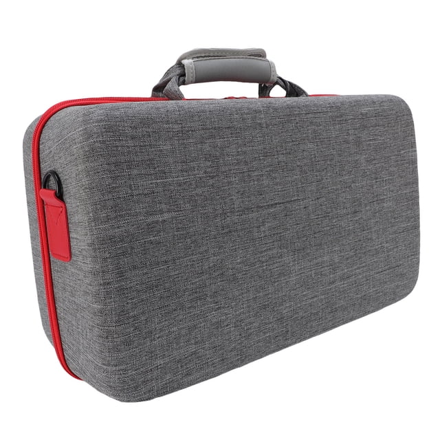 Shoulder Game Console Hard Shell Carrying Case Portable Travel Storage Bag Holds Console Controller Vertical Base Earphone Cables Accessories