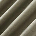 thumbnail image 4 of Sun Zero Tyrell Tonal Texture Draft Shield Fleece Insulated 100% Blackout Grommet Curtain Panel In Olive, 50"X96", Olive, 4 of 10