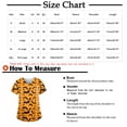 thumbnail image 3 of Hauts d'Été Grande Taille pour Femmes Mode Habillée Manches Courtes Col en V Uniforme de Travail Blouse à Poche Imprimée T-Shirt Col en V Femmes en Solde, 3 of 4