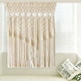 thumbnail image 3 of Vintage Wall Hanging Boho Backdrop Door Window Curtain Decoration Handmade Macrame for Door Curtains, 3 of 20
