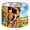 Color 1, variant on Drum Lamp Shade Rustic Autumn Farm Landscape Red Barn Stream Colorful Trees Replacement Lampshade for Table Lamps Floor Lamps Pendant Light Decorative Linen Light Shade 13 x 10 in