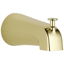 Delta Pull-Up Diverter Tub Spout in Polished Brass U1075-PB-PK
