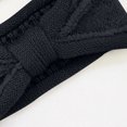thumbnail image 2 of TMOYZQ Headbands for Women Winter Ear Warmers Head Bands Cable Knitted Beanie Thick Fleece Lined Cold Weather Warm Ear Muffs on Clearance, 2 of 3