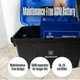 thumbnail image 3 of Westinghouse 12V 75AH Battery for Backup Sump Pump, Maintenance Free Battery, 3 of 7