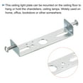thumbnail image 4 of Unique Bargains Ceiling Light Plate Kit 74x20x15mm Lighting Fixture Mounting Bracket for Home Office Chandelier 2 Set, 4 of 5