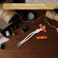 thumbnail image 3 of HEATSHAKING 4Pcs Stylish Wooden Toggle Buttons Chocolate Horn Design for Coats and Jackets, 3 of 5