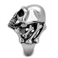 thumbnail image 4 of Luxe Jewelry Designs Men's Stainless Steel Biker Style Skull Shaped Ring - Size 13, 4 of 4