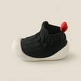 thumbnail image 3 of Miluxas Toddler Sock Shoes Baby Walking Shoes Infant Slippers Boys & Girls Soft Soled Non-Slip Sneakers Black 6-12Months, 3 of 4