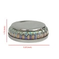 thumbnail image 5 of nu steel GLA330-3 Glacier Collection Dish Sink Bar Holder Soap Saver Hand Craft for Kitchen Bathroom Shower and Countertop, Rainbow Lustre Finish, 5 of 7