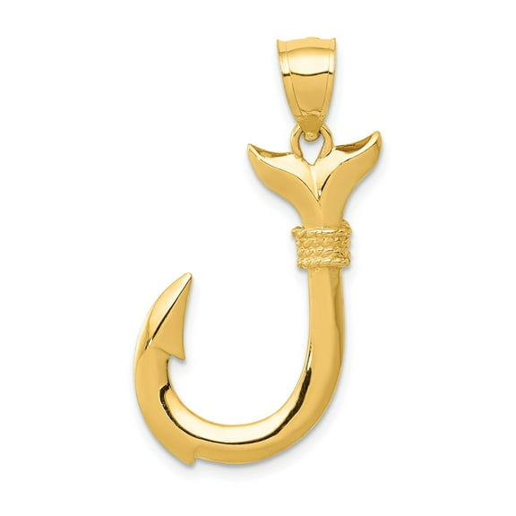 14K Yellow Gold Charm Pendant Themed Men'S 32 mm 15