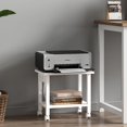 thumbnail image 2 of TUTOTAK 2 Tier Printer Stand, Rolling Printer Cart with Power Outlets and USB Ports, Mobile Printer Table with Wheels, for Under Desk, Office, Home,, 2 of 7
