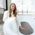 thumbnail image 6 of Non Slip Bath Mat Extra Long, PVC Massage Foot Mat with Suction Cups, 30% Longer than Standard for Full Body Coverage, Allergen Free Vinyl and Machine Washable Bathroom Safety, 6 of 9