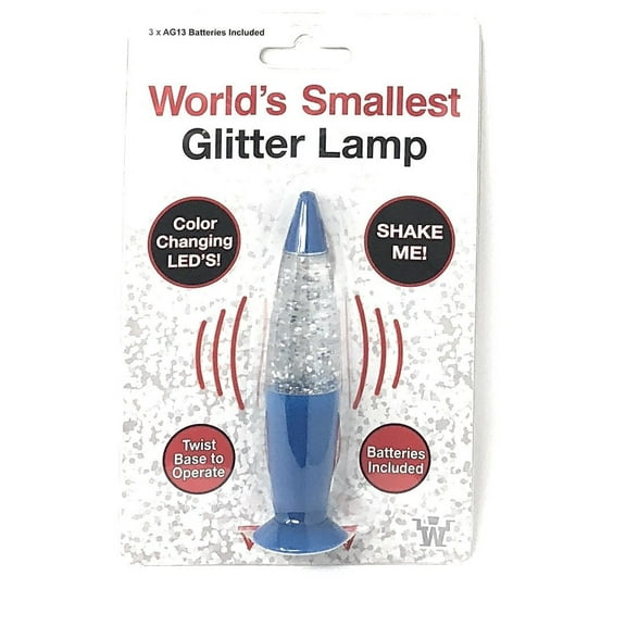 Westminster World's Smallest Glitter Lamp, 7"H