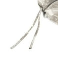 thumbnail image 5 of Jordan Manufacturing 44" x 22" Conchel Rum Taupe Nautical Rectangular Outdoor Chair Cushion with Ties and Hanger Loop, 5 of 9