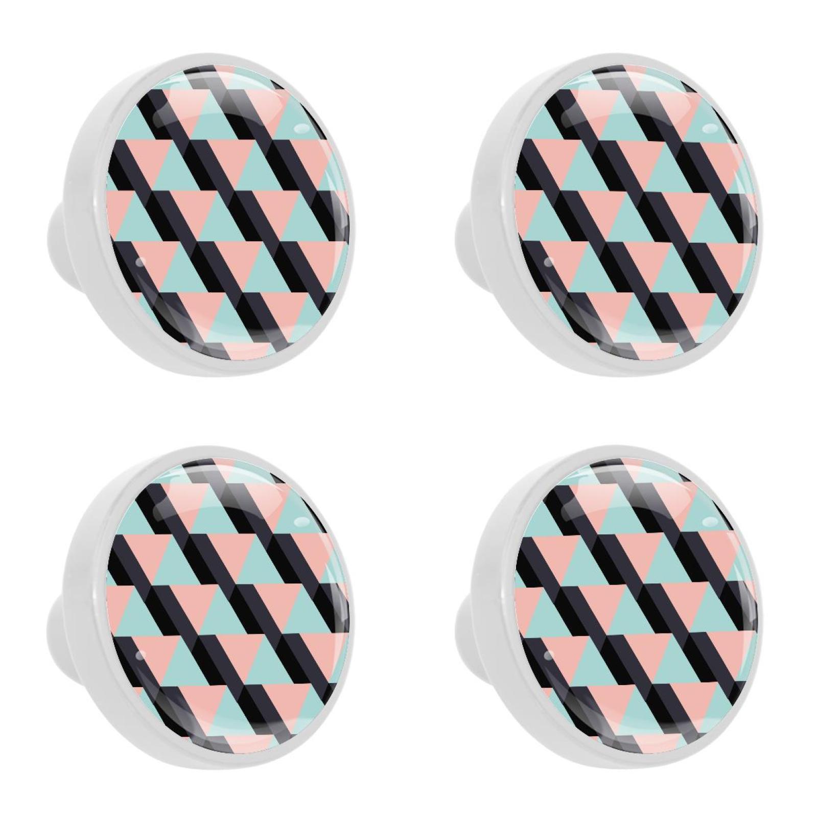 Ownta 4Pcs Kitchen Knob Round Ladder Stair Knobs Closet Drawers