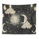 thumbnail image 1 of Tapiz de sol y luna Tapiz estético sol luna tapiz negro oscuro espiritual tapices decoración de la pared colgante de la habitación compatible con dormitorio, sala de estar (51 & quot;x59 & quot; Afortunado Sencillez, 1 of 5