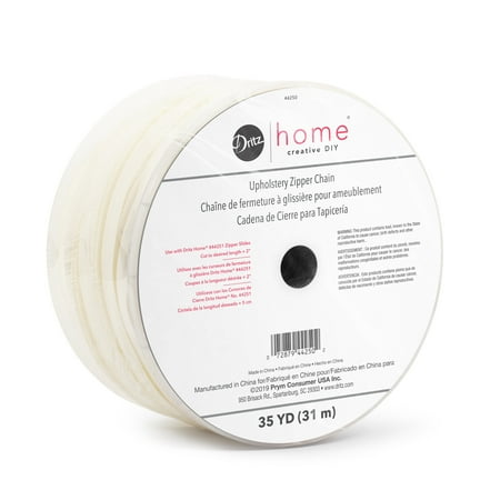 UPC: 0072879442502 | Dritz Home Nylon Upholstery Zipper Chain 35-Yards Cream