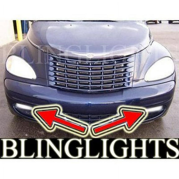 For 2001 2002 2003 2004 2005 Chrysler PT Cruiser Xenon Fog Lamps Driving Lights Foglamps Foglights Kit