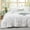 02 - White - Diamond Like, variant on Boho Comforter Set King - Beige Tufted King Size Comforter, 3 Pc Farmhouse Embroidered Bedding Set, Soft Fluffy Geometric Pattern, All Season Cozy Bedspread