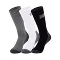 thumbnail image 3 of Chaps Embroidery Athletic Crews 3-Pack Men's Sock Size 10-13, 3 of 5