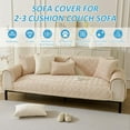 thumbnail image 4 of TOPCHANCES Soft Milk Flannel Couch Covers for 1 2 3 Seater Sofa, Non-Slip Corner Couch Slipcovers for L Shape Sectional Sofa, Furniture Protector (Light Coffee, 90x160cm), 4 of 8