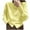Yellow, variant on DDAPJ pyju Women Lightweight Cardigan Sweaters Open Front Button Down Cardigans Dressy Casual Long Sleeve Cropped Sweater Purple Free Size