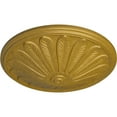 thumbnail image 3 of Ekena Millwork 25 1/2"OD x 5 1/2"P Brontes Ceiling Medallion (Fits Canopies up to 3 5/8"), Hand-Painted Pharaohs Gold, 3 of 6