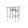 thumbnail image 3 of Sew Ready Hobby/Craft/Sewing/Fabric Cutting/ Multipurpose Table Height Adjustable with 60" x 36" Folding Top, Storage Shelf and Drawers, 3 of 17