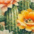 thumbnail image 6 of nygtbtfer Round Fitted Tablecloth with Elastic Edge, Flower Cactus Round Table Cover Oil Proof Wipeable Table Cloth Cover Decor for Indoor Outdoor Patio Picnic Parties 31-35, 6 of 8