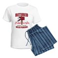 thumbnail image 5 of CafePress - Retired Postal Worker Funny Postman Hello Pajamas - Women's Short Sleeve Print T-Shirt and Pants Light Cotton Pajama Set, 5 of 7