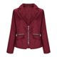 thumbnail image 5 of Blazers para las Mujeres Negocios Casual Manga Larga Solapa Cremallera Slim Fit Blazer de Trabajo, Chaqueta de Oficina Blazers de Negocios de las Mujeres, 5 of 9