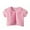 Pink, variant on Baby Girl Boy Lace Short Sleeve Princess Bolero Cardigan Tops Size 150 Pink