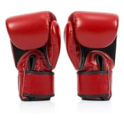 Fairtex Muay Thai Boxing Gloves BGV1-BR Breathable Gloves (Black, 14oz)