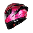 thumbnail image 3 of Casco Integral De Moto Kov Ares Knox Rosa Negro Dot, 3 of 5