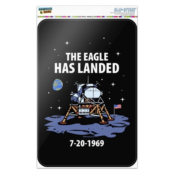 NASA Apollo 11 The Eagle Has Landed Moon Landing Home Business Office Sign