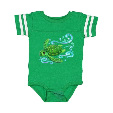 

Inktastic Sea Turtle Swimming Gift Baby Boy or Baby Girl Bodysuit